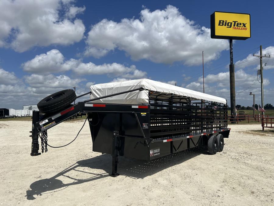 WW STEEL GN LIVESTOCK  24′ X 6’8″ X 6’6″ ROUSTABOUT Image 1