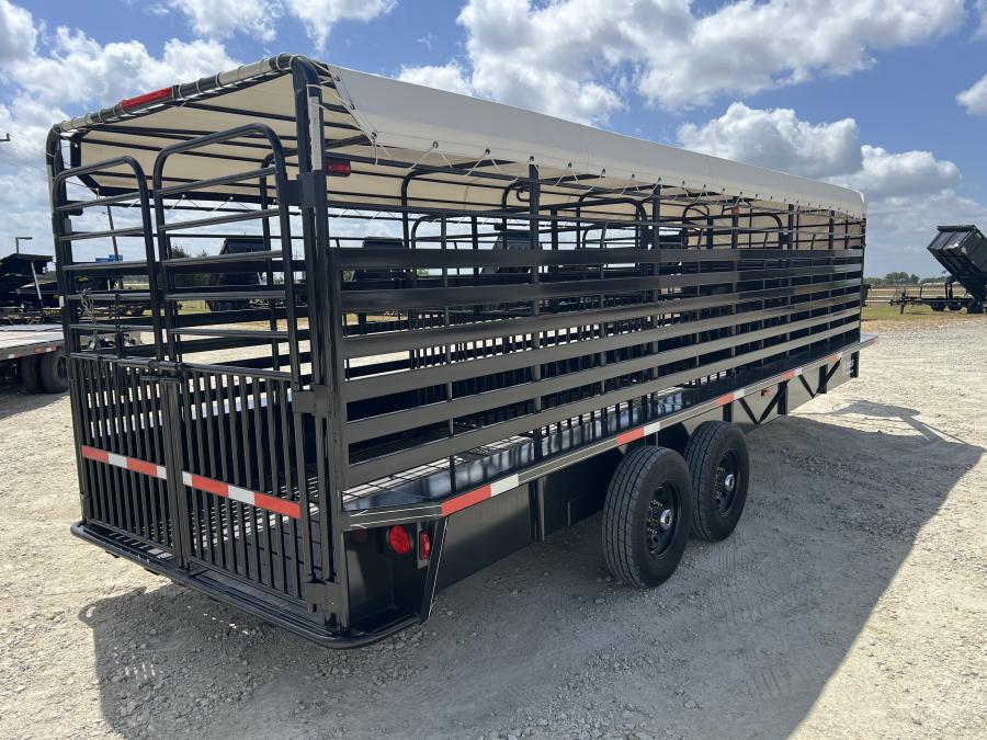 WW STEEL GN LIVESTOCK  24′ X 6’8″ X 6’6″ ROUSTABOUT Image 3