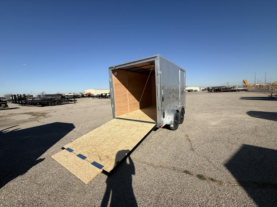 7X12 CARRY-ON ENCLOSED TRAILER 3.5k AXLES and RAMP DOOR Image 3