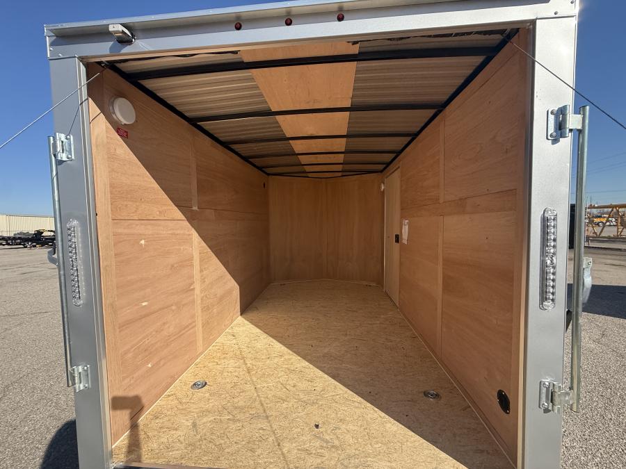7X12 CARRY-ON ENCLOSED TRAILER 3.5k AXLES and RAMP DOOR Image 4