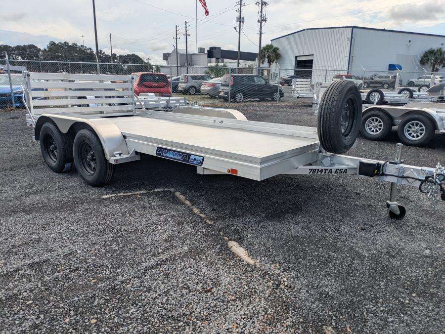 Aluma 7814 ALUMA 78" X 170" SA UTILITY Trailer ESERIES WOOD Image 0