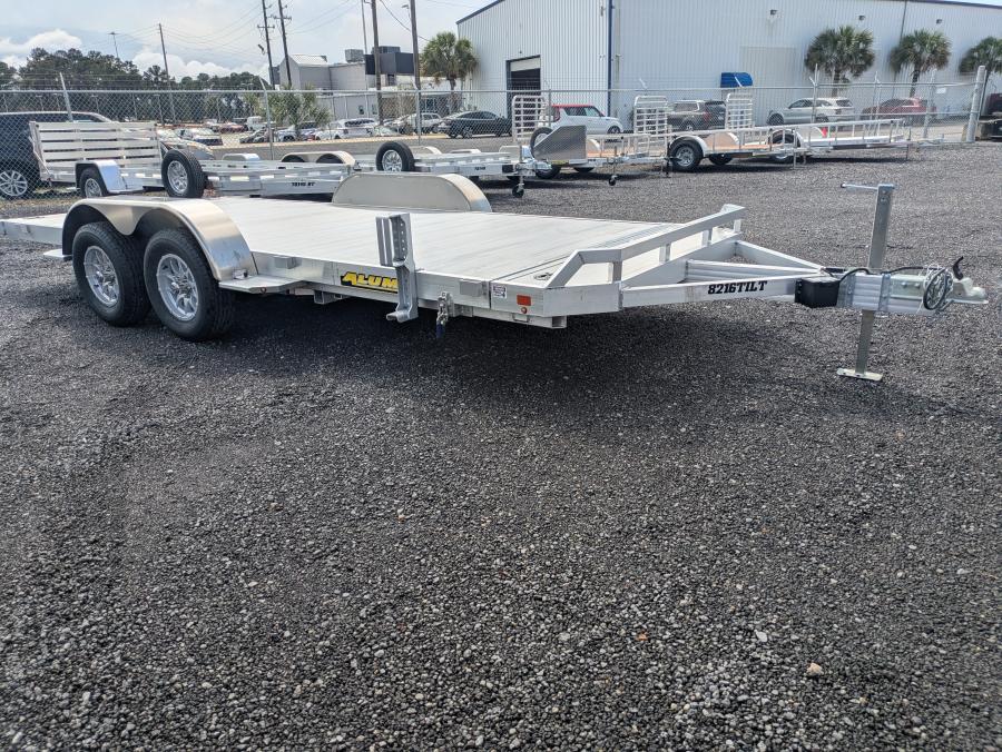 Aluma 8216 ALUMA 82"X16 TA ELECTRIC BRAKE FRONT RAIL STD 5K Image 0