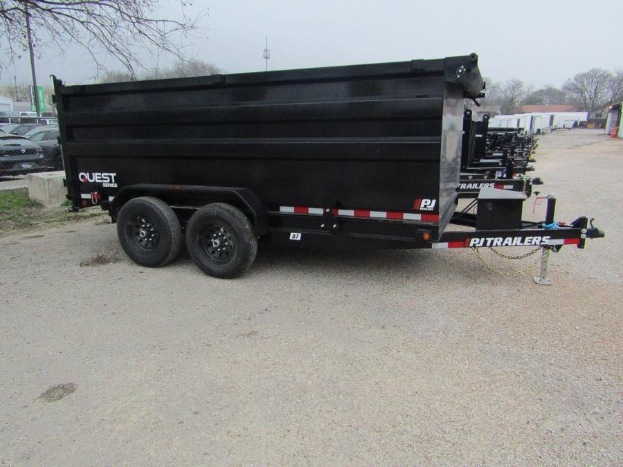 PJ D7, Dump, 12' x 83", 14K, 4ft Sides Image 1