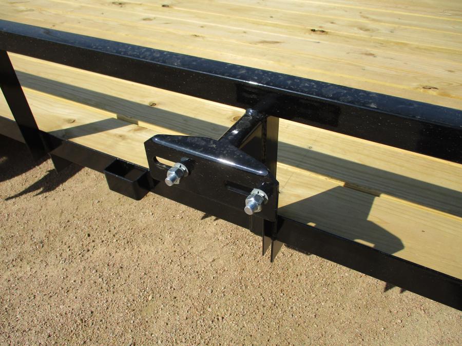 TOP HAT 16X77 SQUARE TUBE TOP RAIL UTILITY, WITH RAMP GATE Image 5