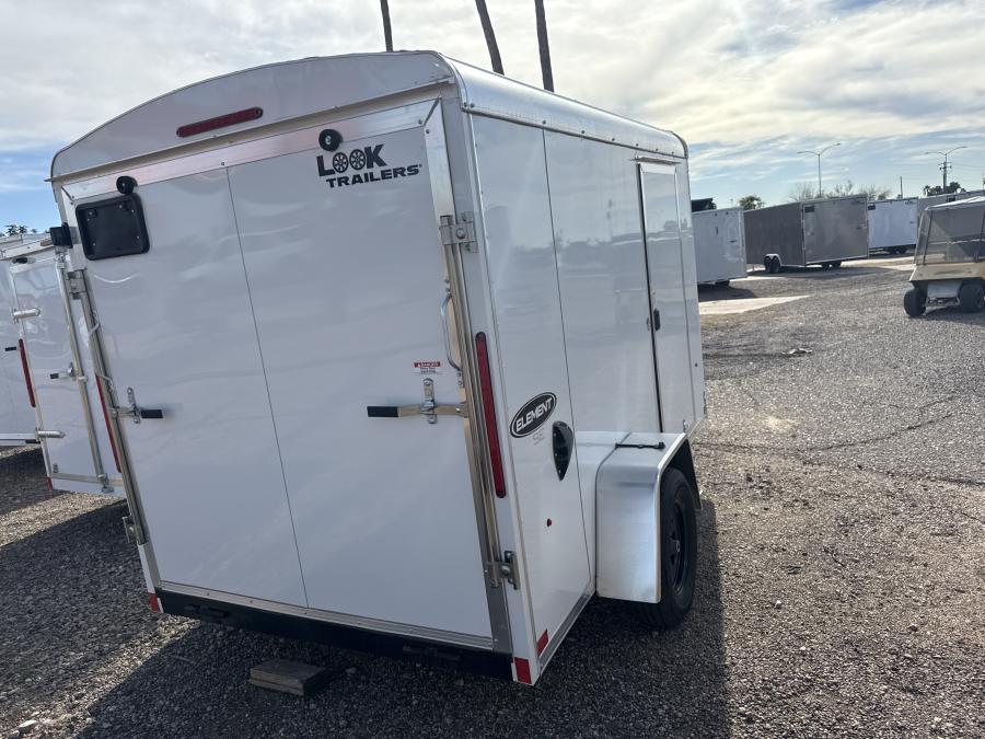 K-DX 6x12 ex dlx flat top v nose Trailer - by Look Image 1