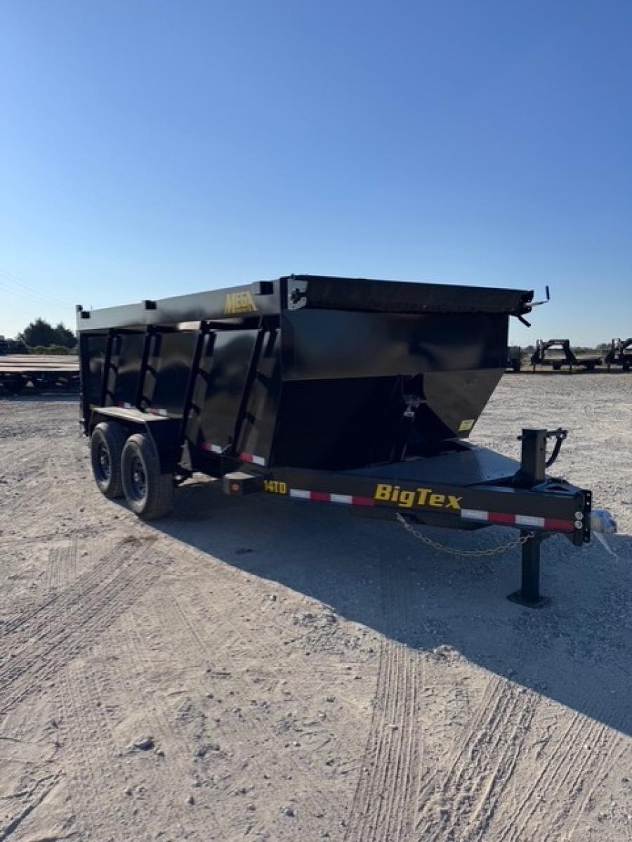 Big Tex 14TD, Dump, 83" x 14', 15.4k, 4' Sides Image 2