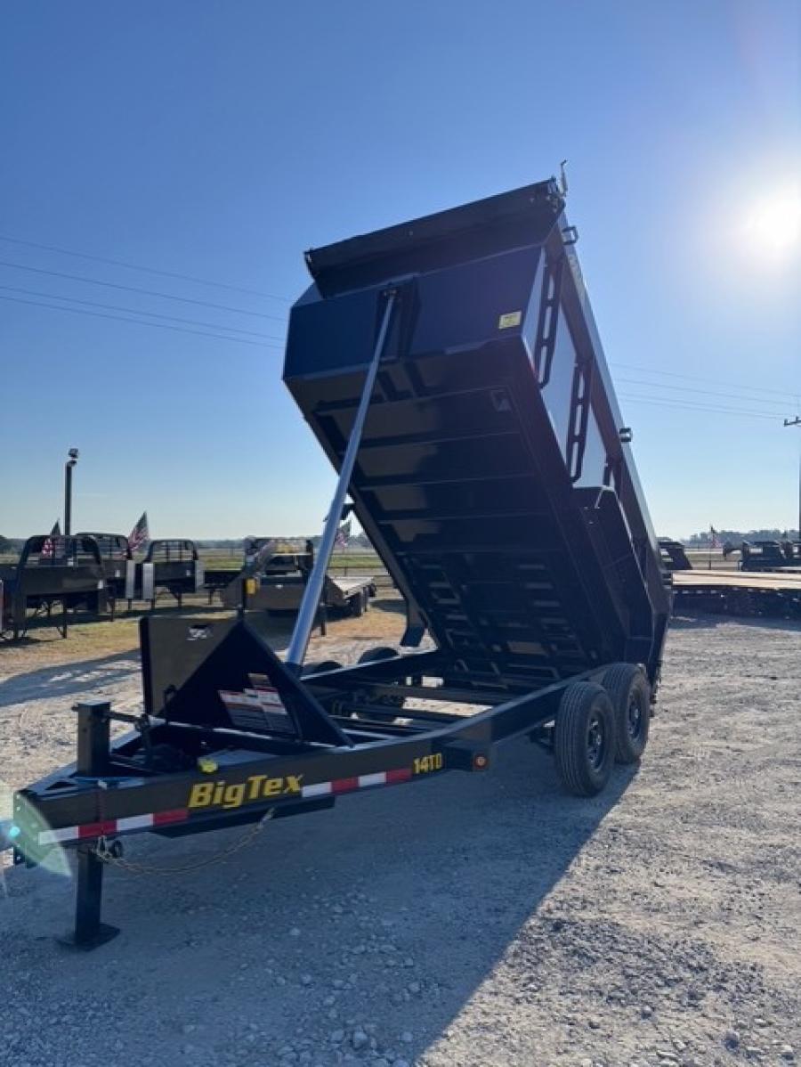 Big Tex 14TD, Dump, 83" x 14', 15.4k, 4' Sides Image 6