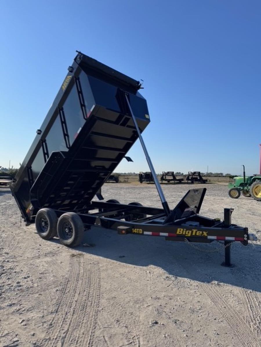 Big Tex 14TD, Dump, 83" x 14', 15.4k, 4' Sides Image 7