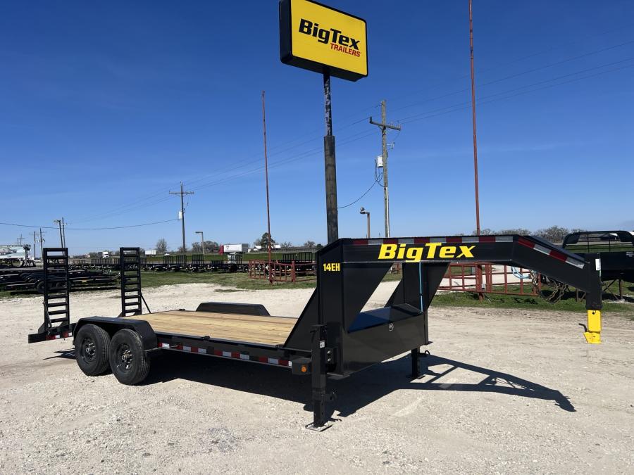 Big Tex 14EH 83″ x 20 Tandem Axle Equipment Trailer – Gooseneck Image 0