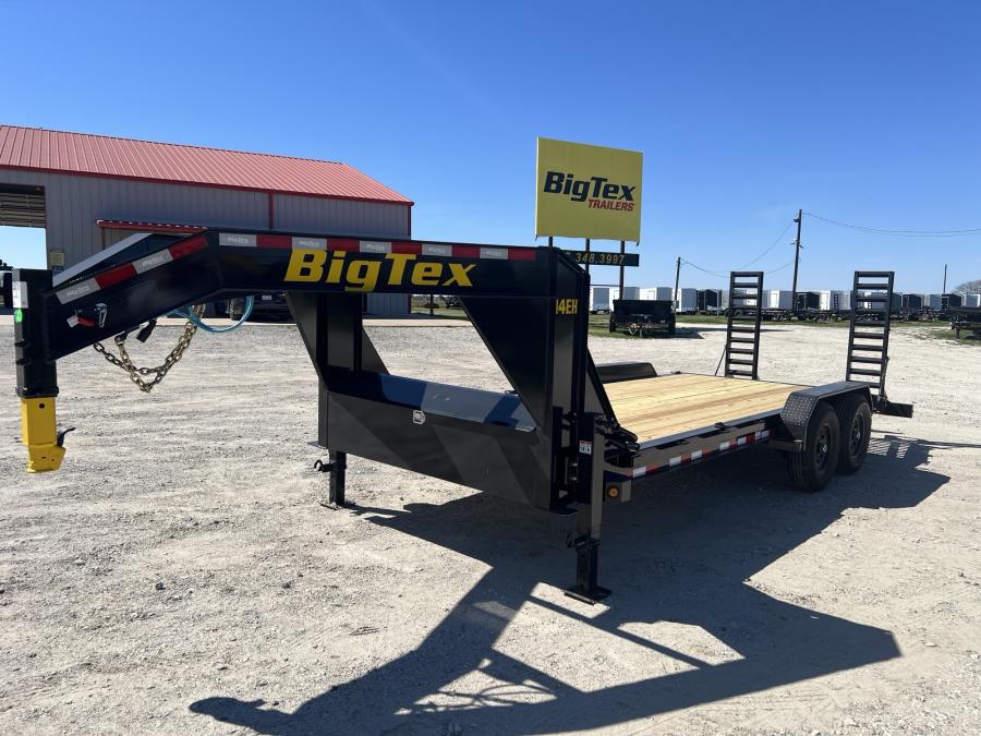 Big Tex 14EH 83″ x 20 Tandem Axle Equipment Trailer – Gooseneck Image 3