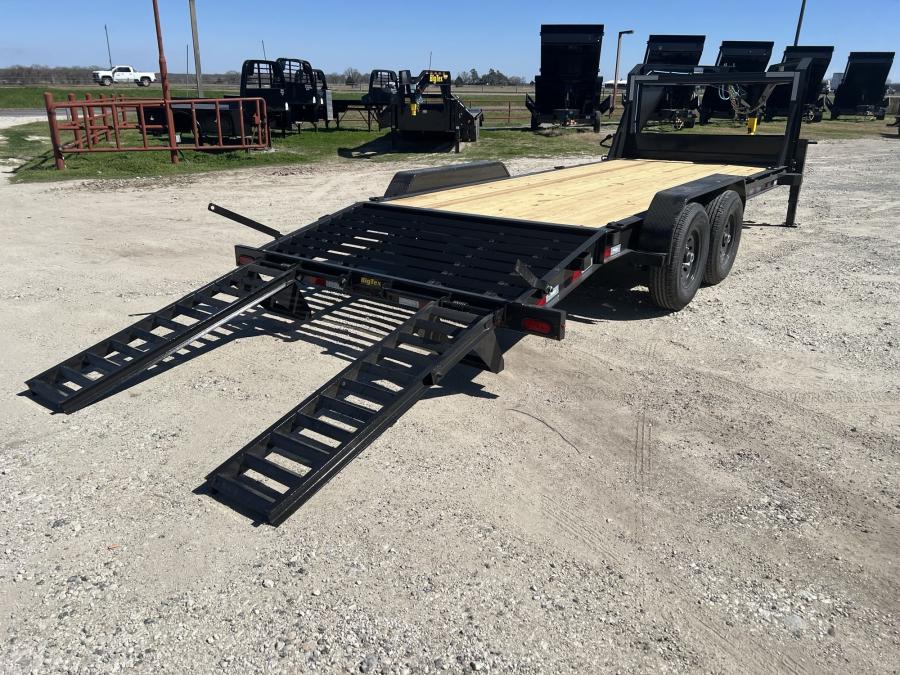 Big Tex 14EH 83" x 20 Tandem Axle Equipment Trailer - Gooseneck Image 5