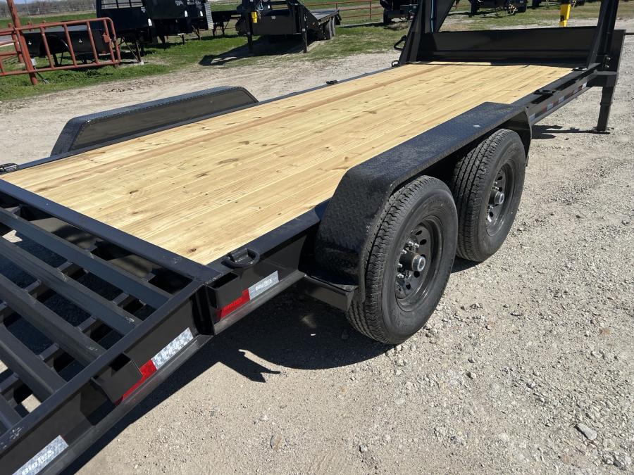 Big Tex 14EH 83" x 20 Tandem Axle Equipment Trailer - Gooseneck Image 9