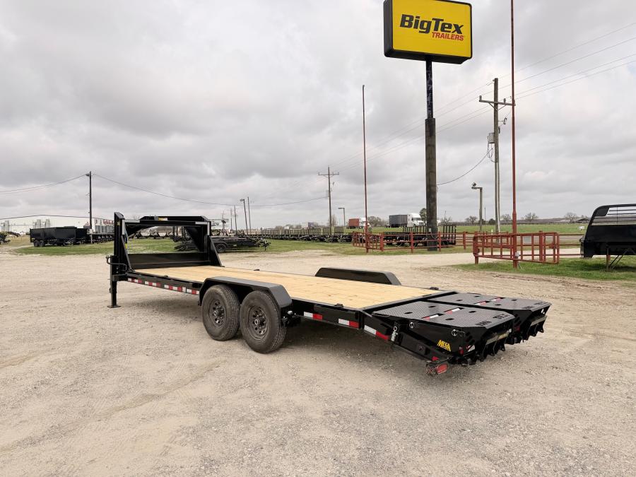 Big Tex 14EH 83" x 24 Tandem Axle Equipment Trailer - Gooseneck Image 2