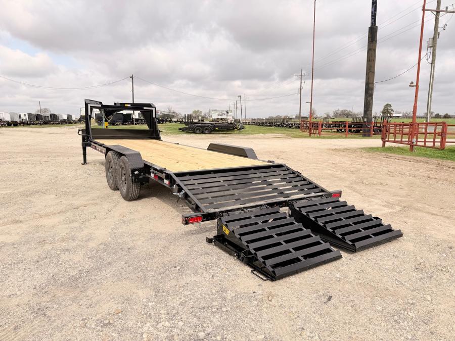 Big Tex 14EH 83" x 24 Tandem Axle Equipment Trailer - Gooseneck Image 9