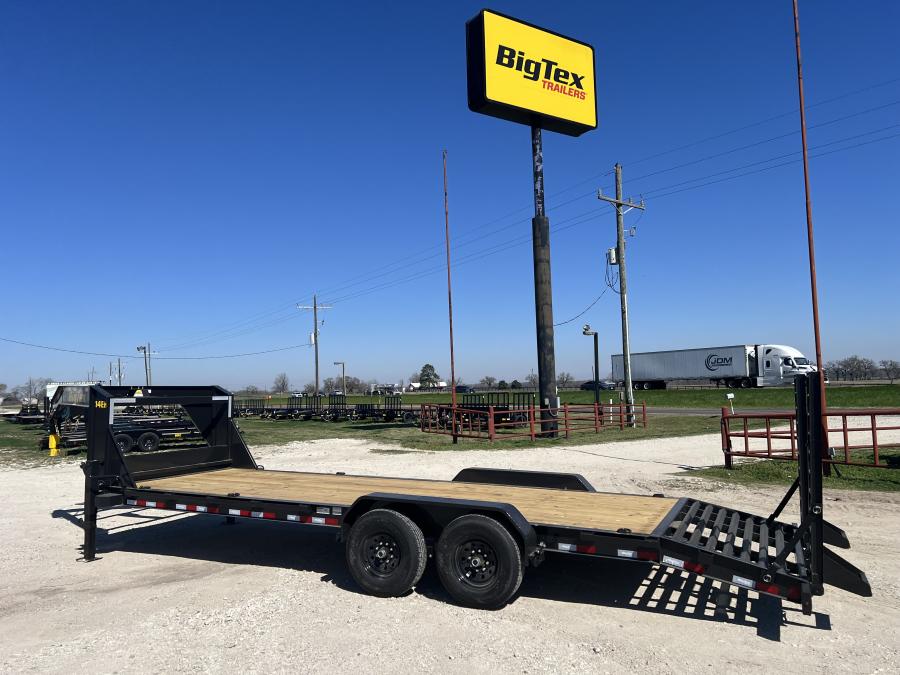 Big Tex 14EH 83″ x 24 Tandem Axle Equipment Trailer – Gooseneck Image 0