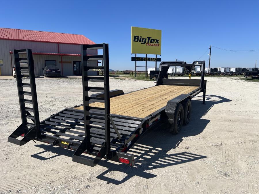 Big Tex 14EH 83″ x 24 Tandem Axle Equipment Trailer – Gooseneck Image 2