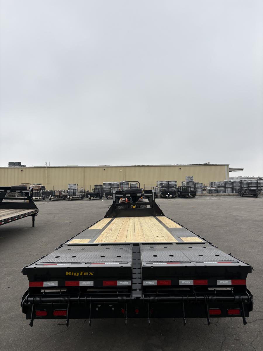 Big Tex 14GN, Gooseneck, 102" x 25', 15.9K, Dovetail, Mega Ramps Image 1