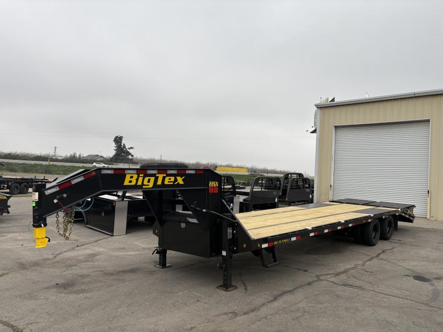 Big Tex 22GN, Gooseneck, 102" x 30', 23.9K, Dovetail, Mega Ramps Image 0