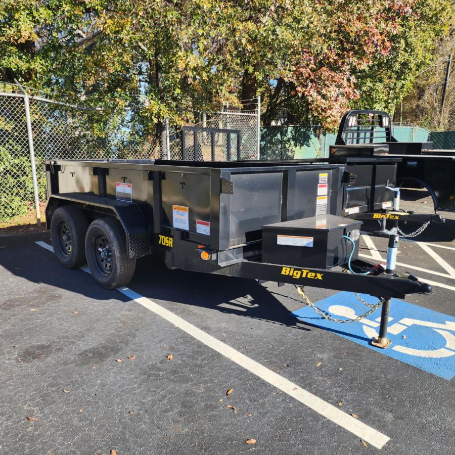 Big Tex 70SR, Dump, 60" x 10', 7K, Double Rear Doors Image 0