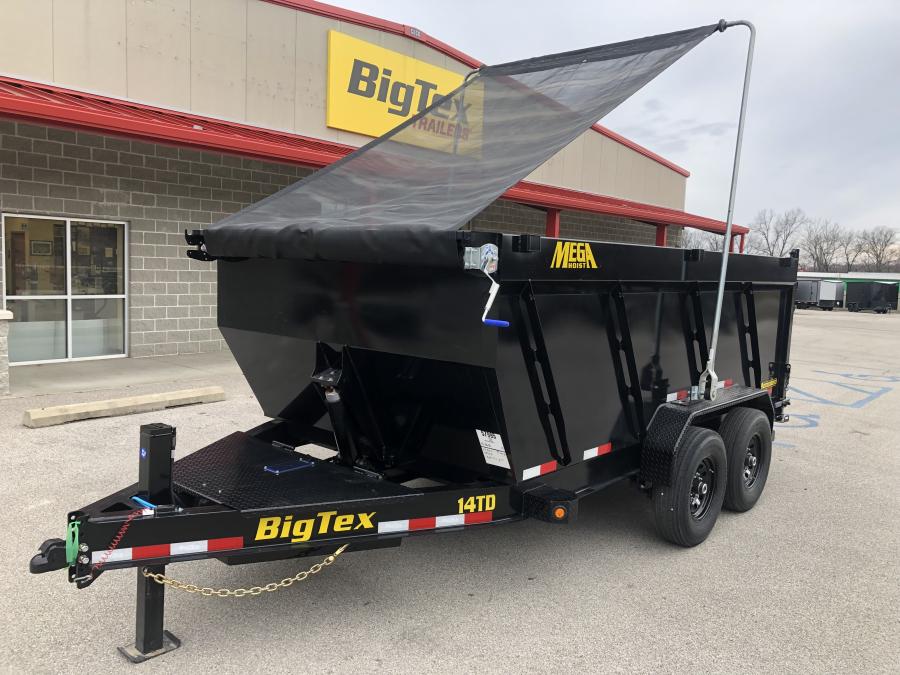 Big Tex 14TD, Telescopic Dump, 83" x 14', 15.4K, 4' Sides, X-Series Image 0