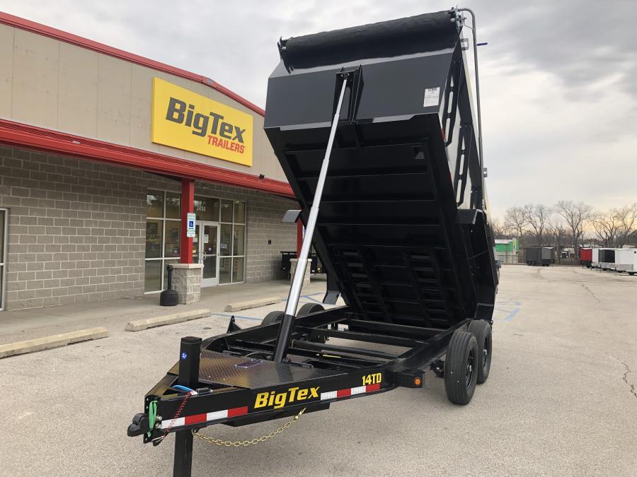 Big Tex 14TD, Telescopic Dump, 83" x 14', 15.4K, 4' Sides, X-Series Image 3