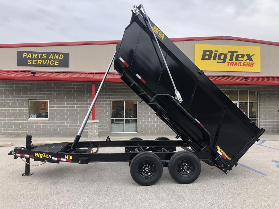 Big Tex 14TD, Telescopic Dump, 83" x 14', 15.4K, 4' Sides, X-Series Image 5