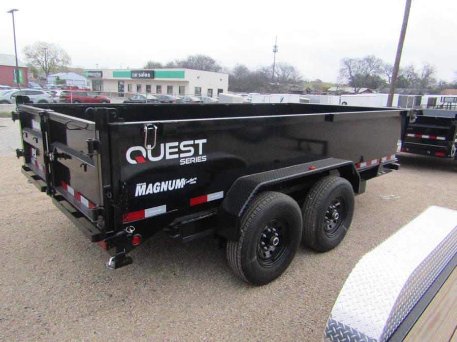 PJ TRAILERS D7J1 PJ 83X14 DUMP EB2 SM 7KJ TK SI 2WG RSJ BLK Image 2