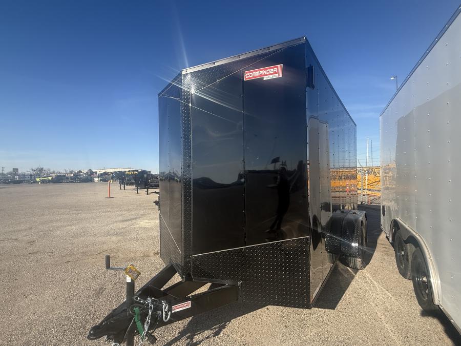 7X14 CARRY-ON Enclosed Cargo with Ramp Door and tandem 3.5ks Image 0