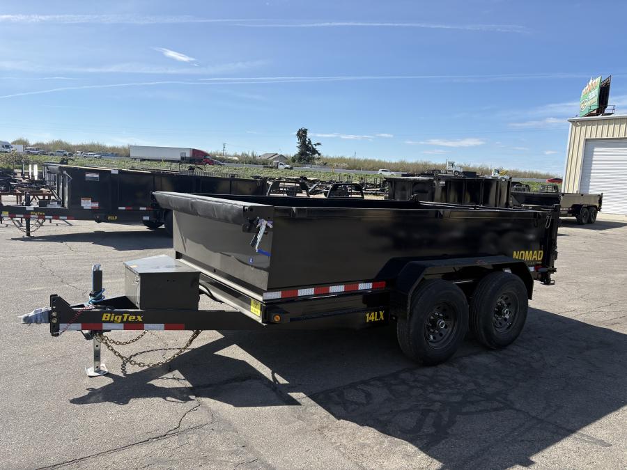 Big Tex 14LX 14K CHANNEL TAND DUMP 83"X12 BLACK, 6SIR Image 0
