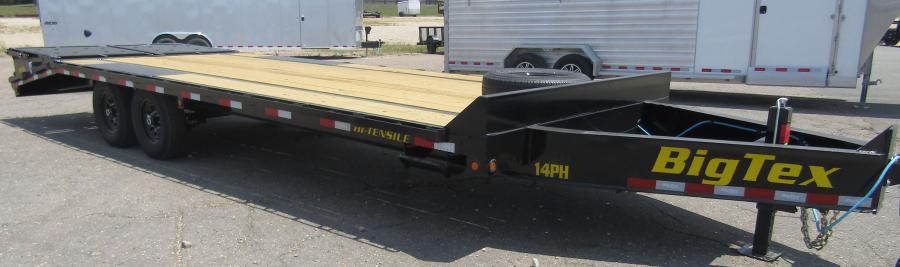 Big Tex 14PH, Pintle, 102" x 20', 15.9K, Dovetail, Mega Ramps Image 3
