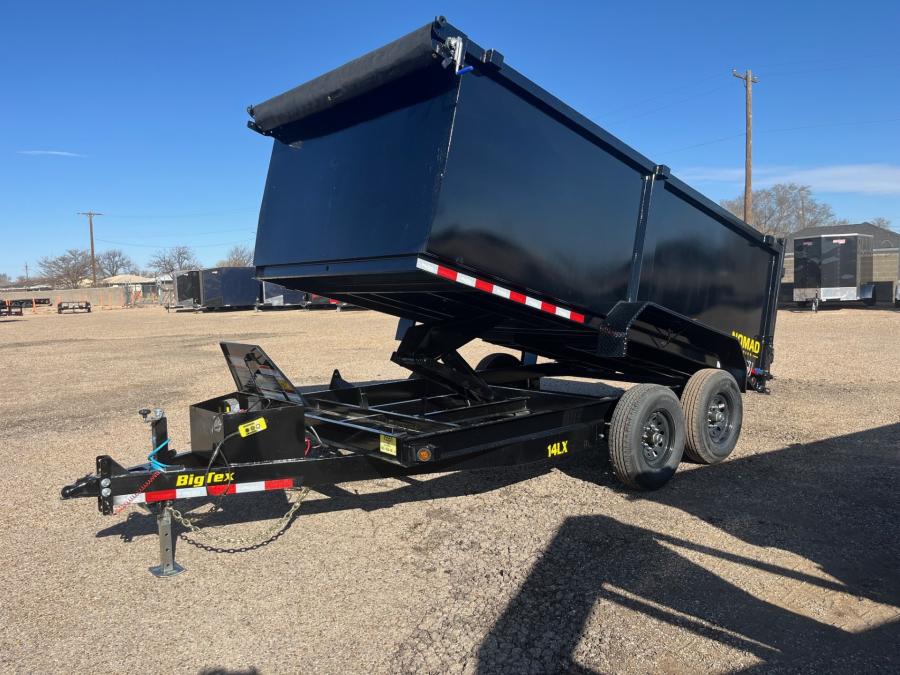 Big Tex 14LX, Dump, 83" x 14', 14K, 4' Sides Image 0