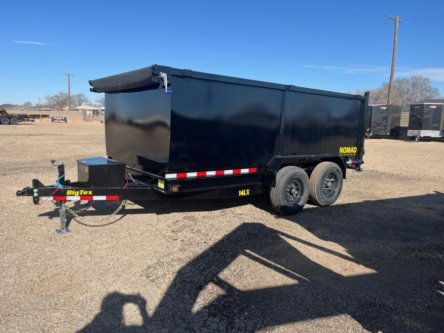 Big Tex 14LX, Dump, 83" x 14', 14K, 4' Sides Image 1
