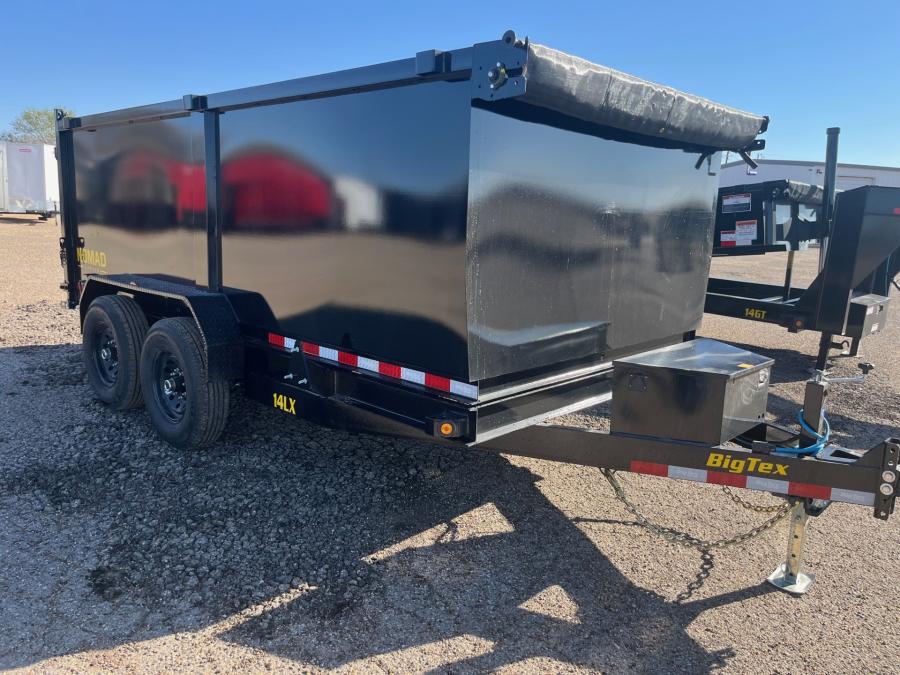 Big Tex 14LX, Dump, 83" x 14', 14K, 4' Sides Image 3