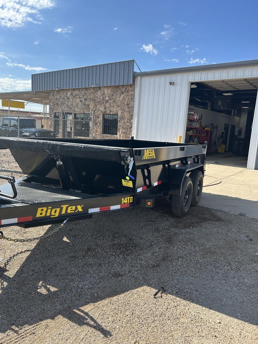 Big Tex 14TD 15.4K HD TELESCOPIC DUMP 83"X1 6SIR, BLACK Image 1