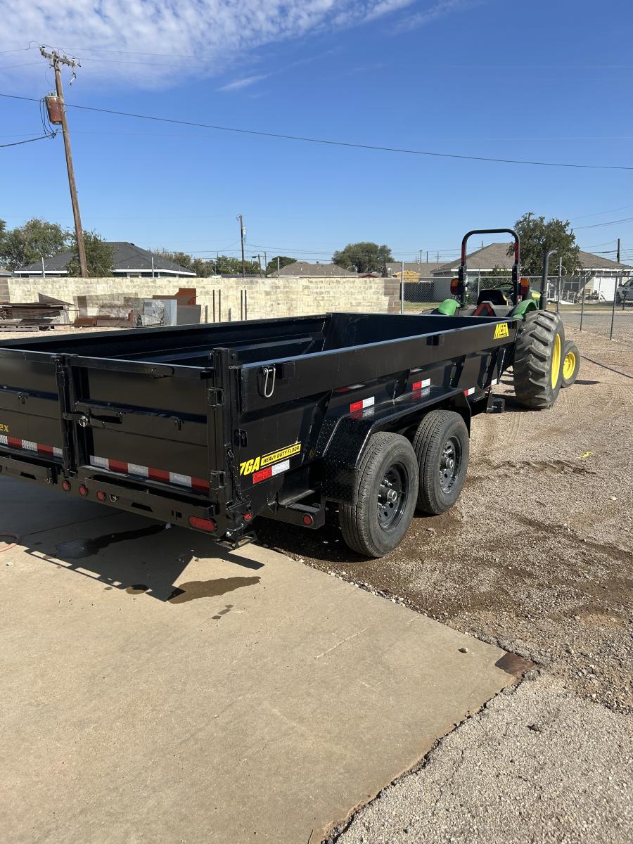 Big Tex 14TD 15.4K HD TELESCOPIC DUMP 83"X1 6SIR, BLACK Image 2