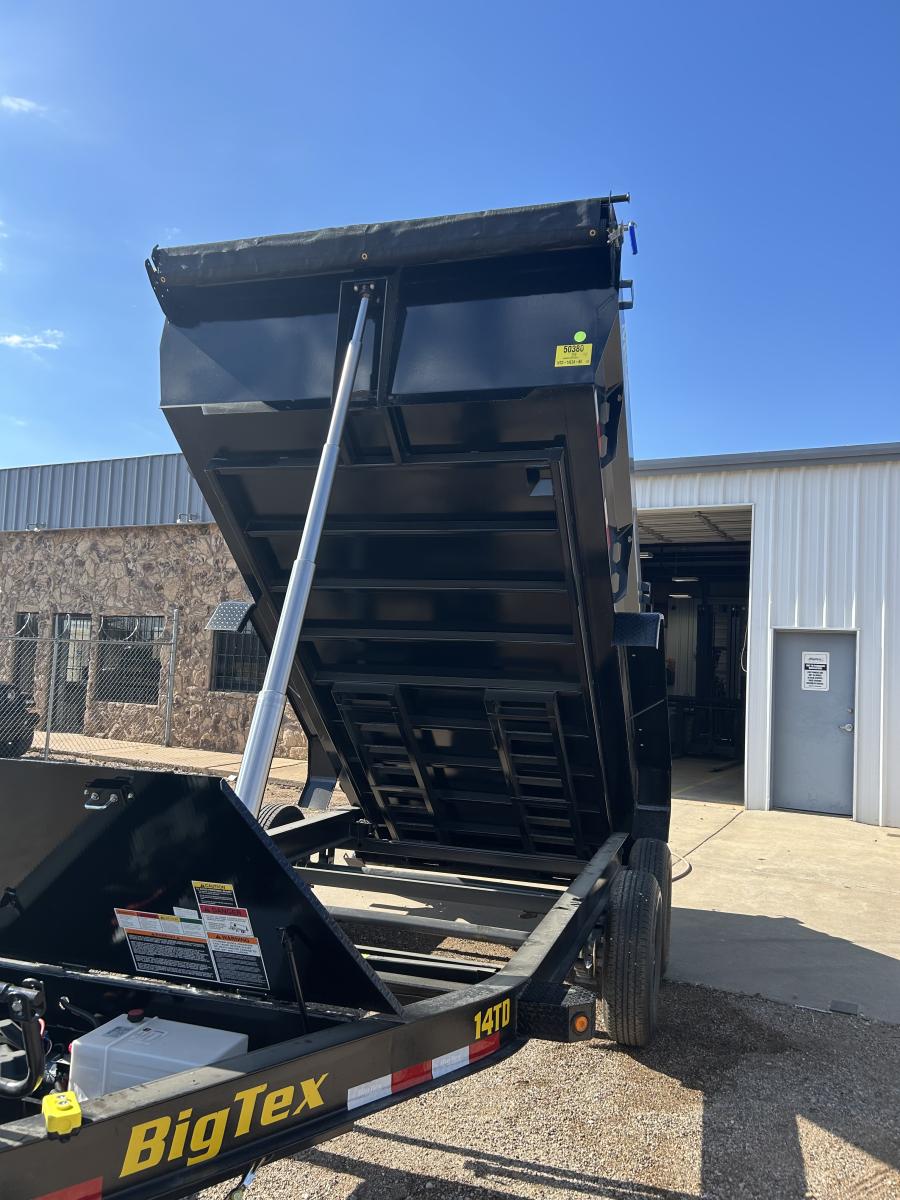 Big Tex 14TD 15.4K HD TELESCOPIC DUMP 83"X1 6SIR, BLACK Image 3