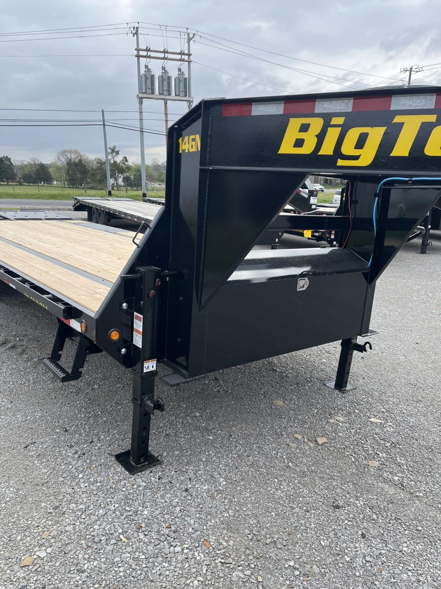 Big Tex 14GN, Gooseneck, 102" x 25', 15.9K, Dovetail, Mega Ramps Image 6