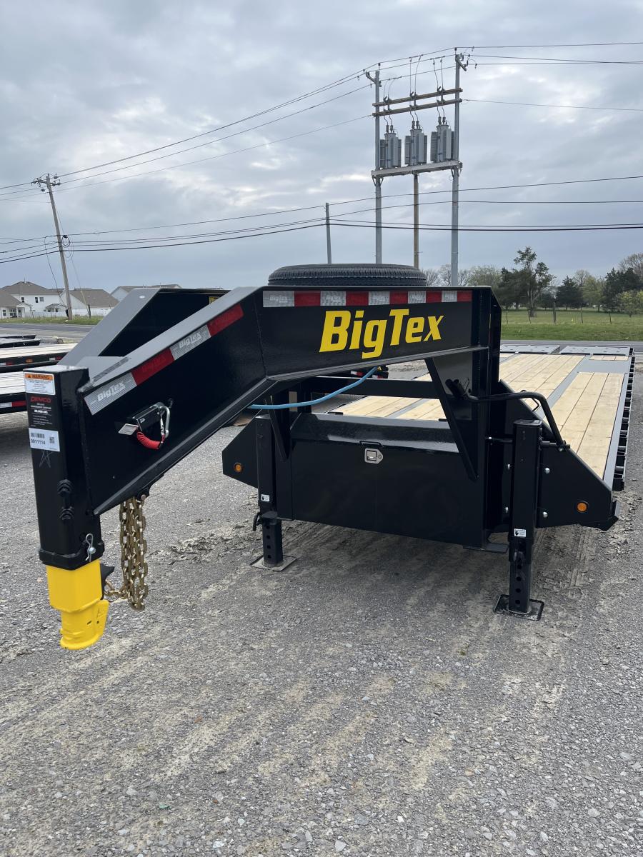 Big Tex 22GN, Gooseneck, 102" x 33', 23.9K, Dovetail, Mega Ramps Image 0