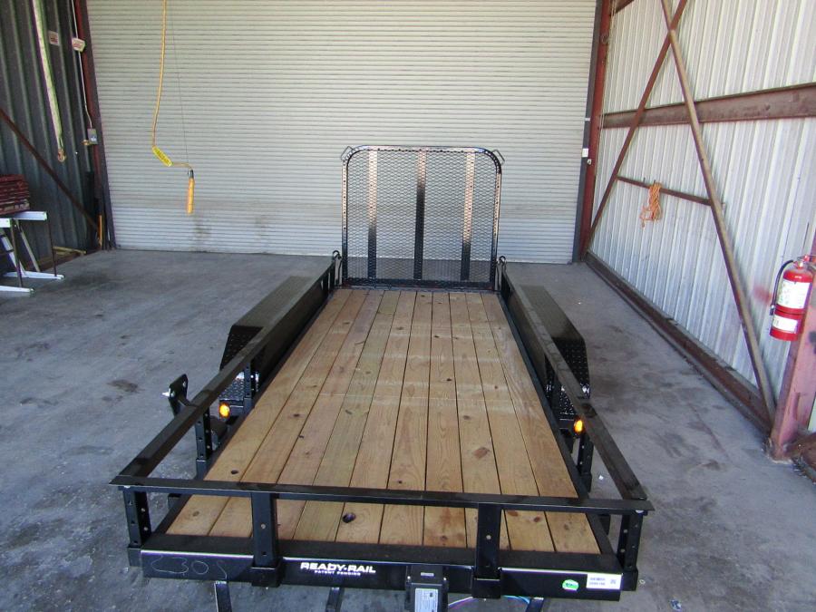 PJ TRAILERS UC21 PJ 5X12TA, EB1, SM STL FEN RSR 4RGS, BLACK Image 3