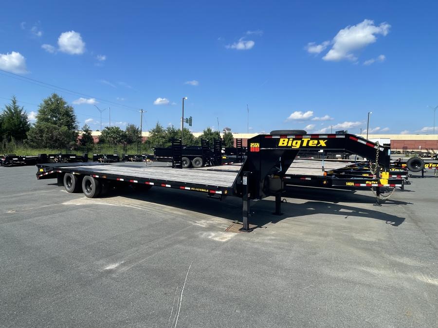 Big Tex 25GN, Gooseneck, 102" x 40', 25.9K, Dovetail, Mega Ramps Image 0