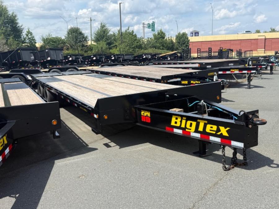 Big Tex 25PH, Pintle, 102″ x 25′, 25.9K, Dovetail, Mega Ramps Image 0