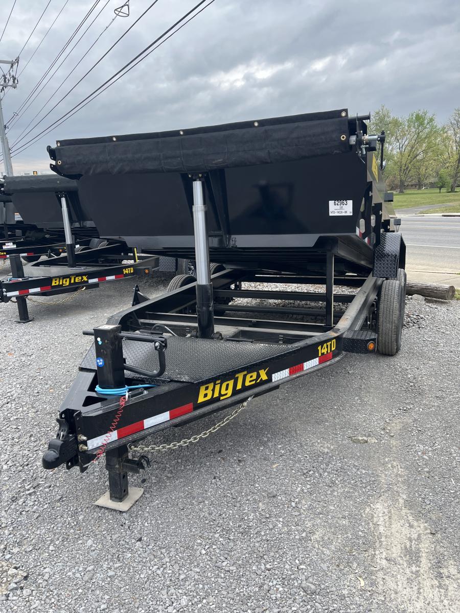 Big Tex 14TD 15.4K HD TELESCOPIC DUMP 83"X1 6SIR, BLACK Image 0