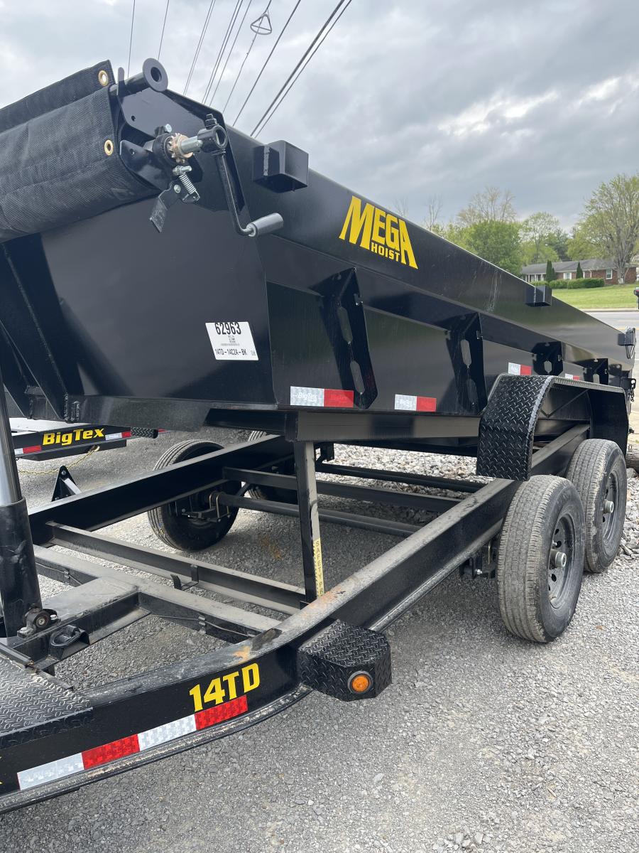 Big Tex 14TD 15.4K HD TELESCOPIC DUMP 83"X1 6SIR, BLACK Image 1