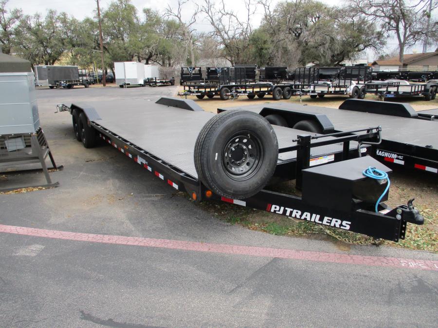 PJ TRAILERS B8J30X102 14K BP SP 14PLY LRG STR DCK TB WP SF 11GA SIR BK Image 0