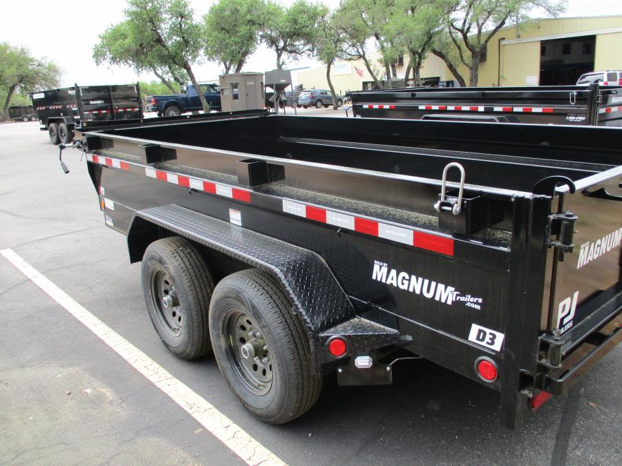 PJ D3, Dump, 12' x 72", 9.9k, Slide in Ramps Image 1