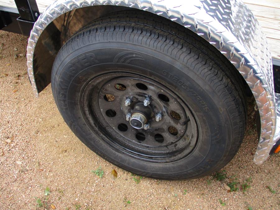 PJ TRAILERS U8A14 14X83" SNGL AXLE CHANNEL UTILITY SM, FLD IN GATE Image 3