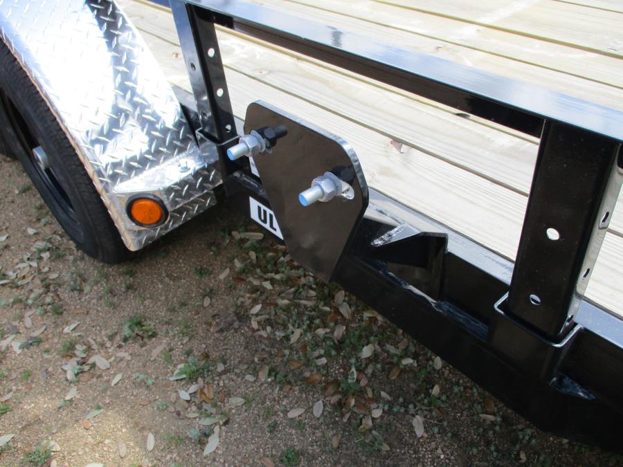 PJ TRAILERS ULA16 16X83" TNDM AXLE CHANNEL UTILITY SM, FOLD IN GATE Image 3
