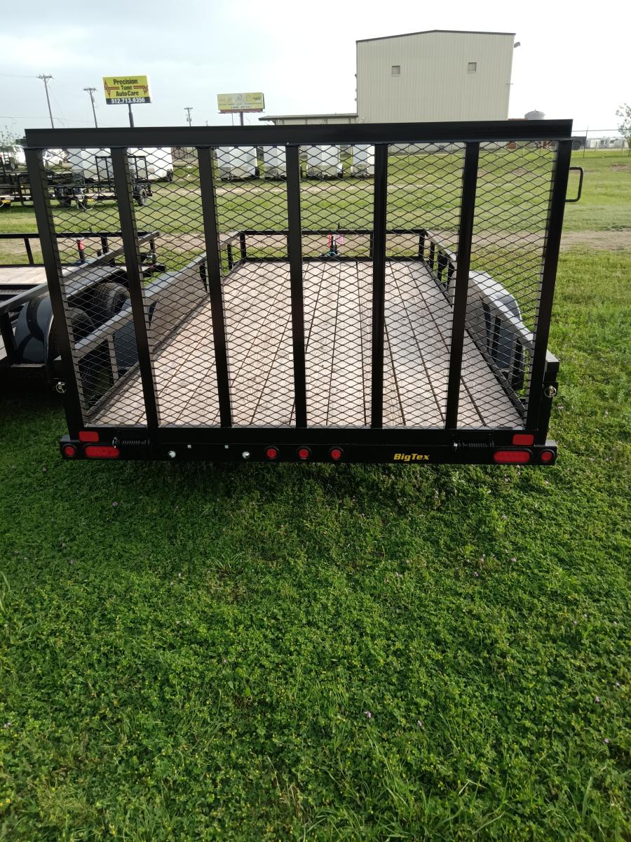 Big Tex 70PI 7K TAND SQ TU UTL 83"X18 BLK Image 1