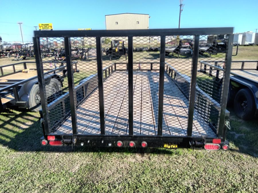 Big Tex 70PI 7K TAND SQ TU UTL 83"X18 4SIR, BLK Image 0
