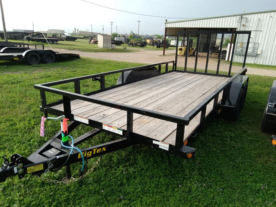 Big Tex 70PI 7K TAND SQ TU UTL 83"X18 4SIR, BLK Image 2